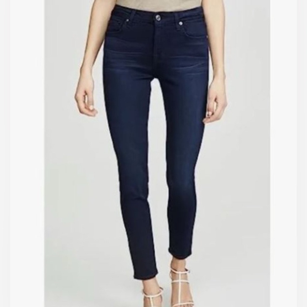 7 For All Mankind B(air) High Waist Ankle Skinny blue